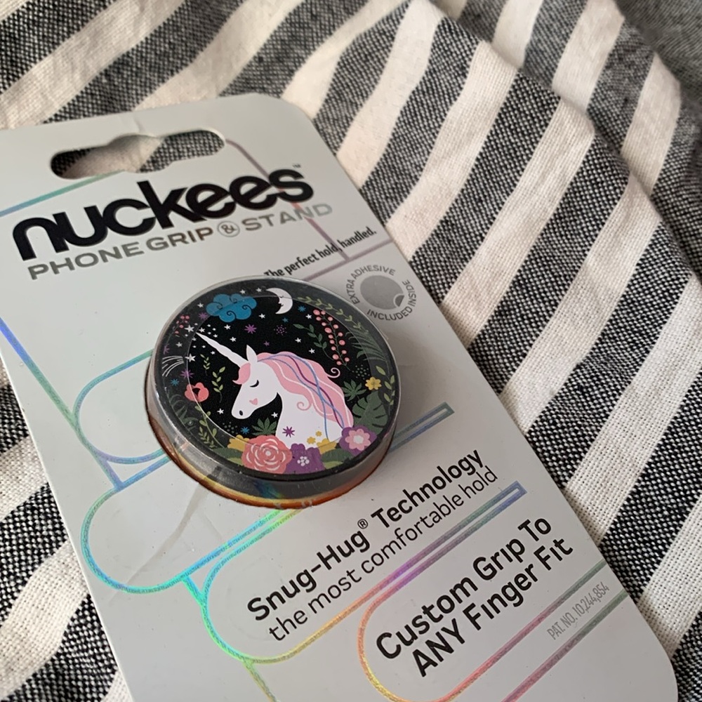 Nuckees Phone Grip & Stand Magical Unicorn Forest Style - Picture 2 of 4